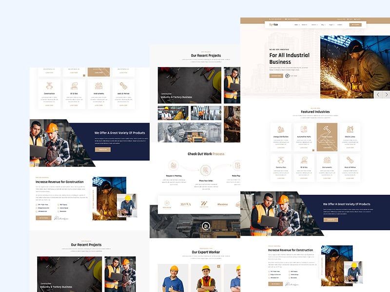 Syntax - Factory & Industrial HTML5 Template