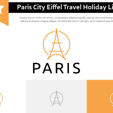 City Eiffel Logo Templates 230325