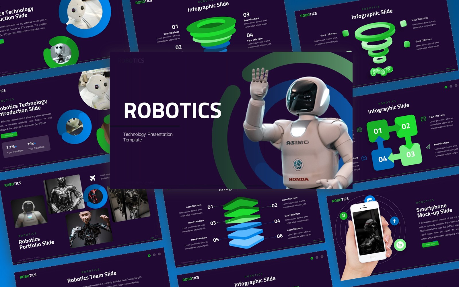 Robotics - Technology Multipurpose PowerPoint Template