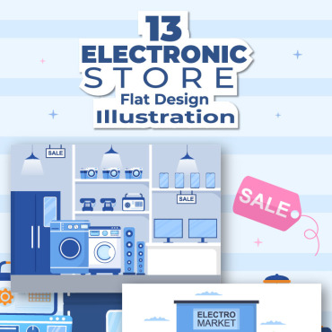 Store Appliance Illustrations Templates 230572