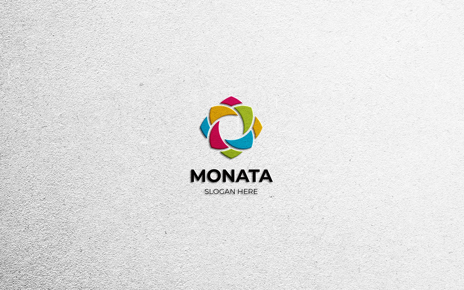 Abstract Geometric Monata Logo