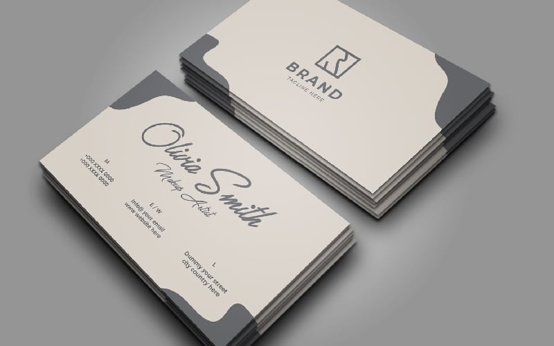 Creative Feminine Business Card