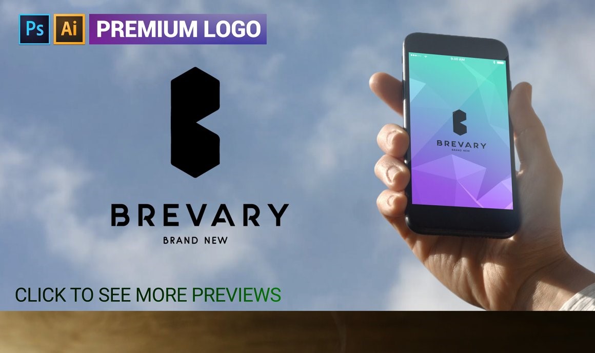 BREVARY Premium B Letter Logo Template