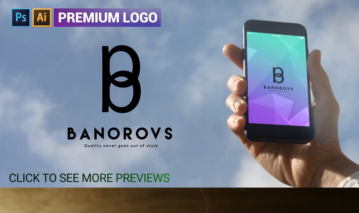 BANOROVS Premium B Letter Logo Template