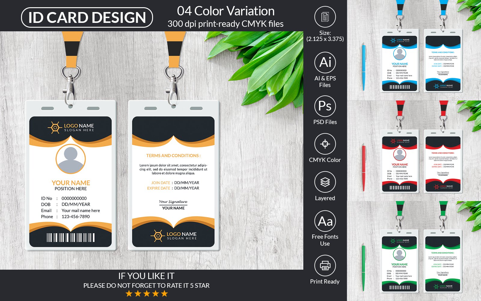 Creative ID Card Template