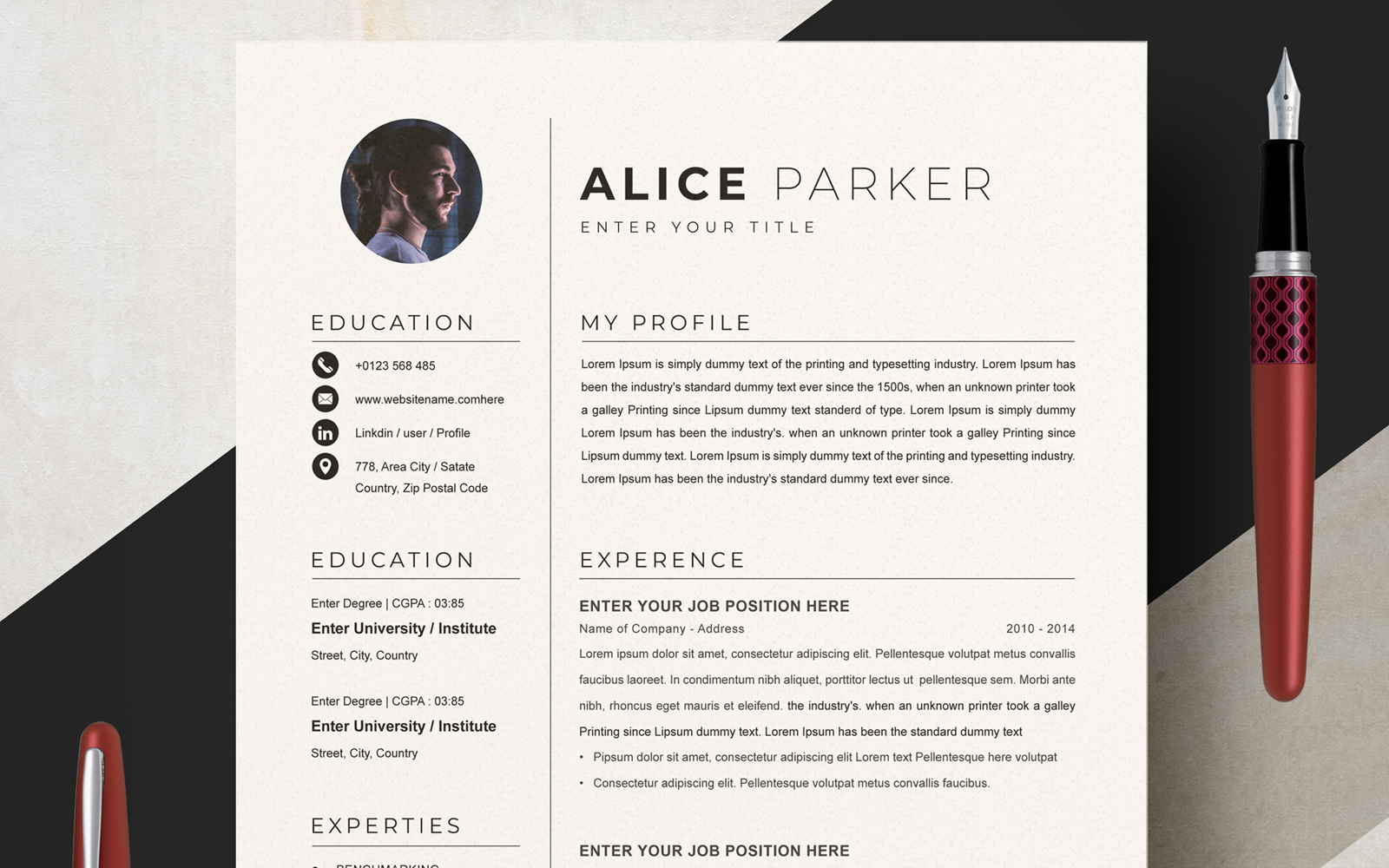 Perker / Modern Resume Template