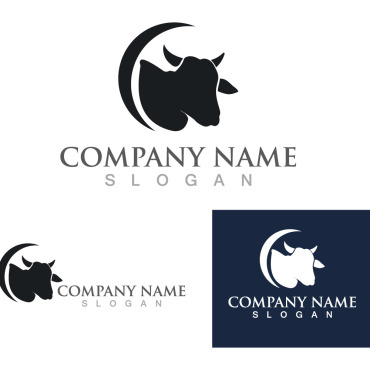 Vector Cow Logo Templates 230916