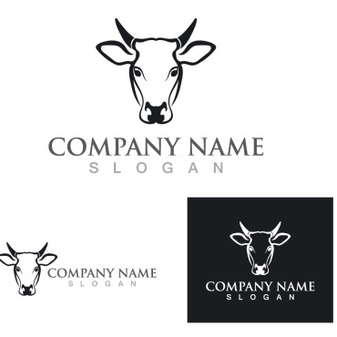 Vector Cow Logo Templates 230917