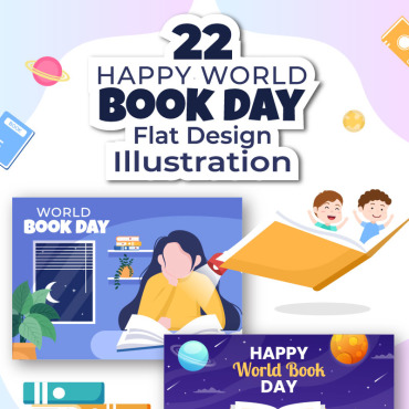Book Day Illustrations Templates 231042