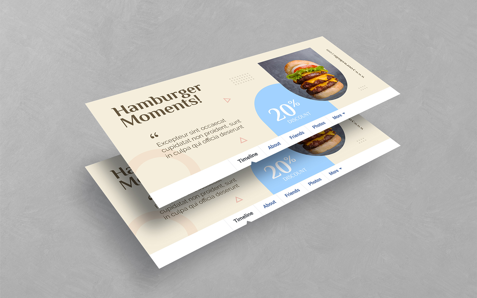 Food Facebook Social Media Timeline Cover Templates