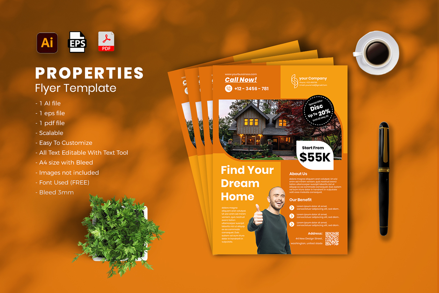 properties flyer Template vol-04