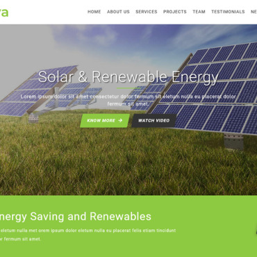 Ecology Electricity Landing Page Templates 231589
