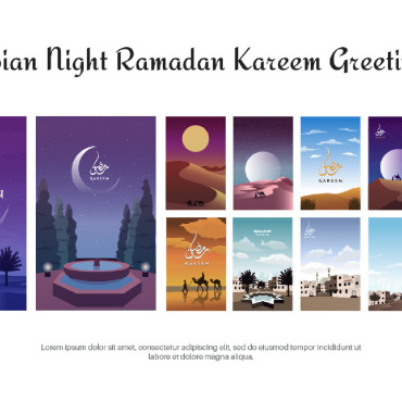 Arabian Night Illustrations Templates 231631