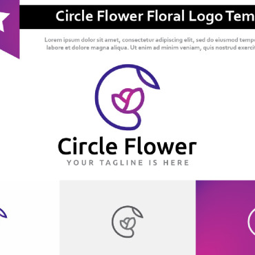 Circle Flower Logo Templates 231790