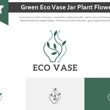 Eco Vase Logo Templates 231801