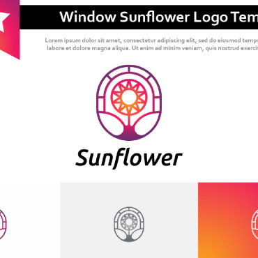 Sunflower Sun Logo Templates 231802