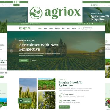 Agriculture Farmer Responsive Website Templates 231818