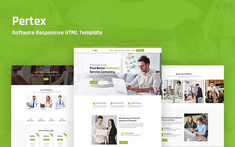 Pertex – Software Responsive Website Template