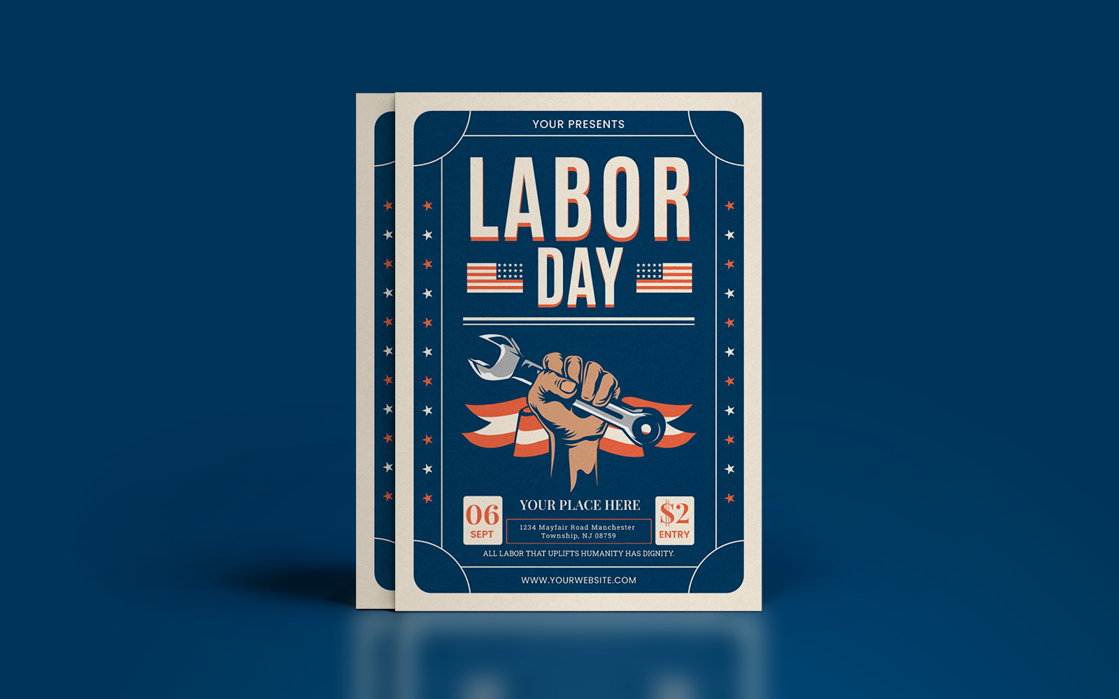 Perfect Labor Day Flyer Template