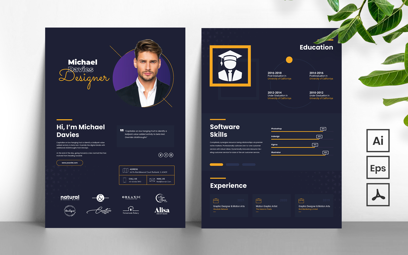 creative resume design inspiration