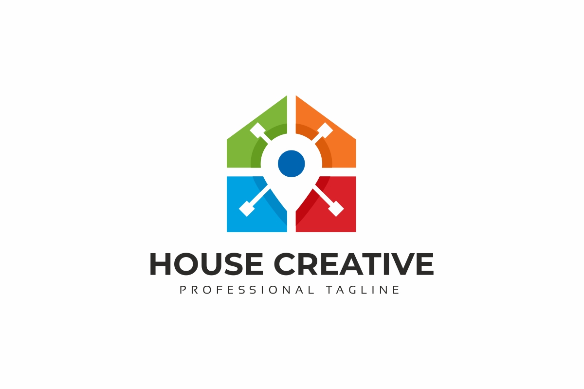 House Creative Logo Template