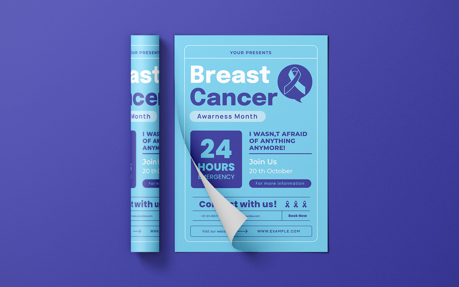 Breast Cancer Awareness Flyer Template