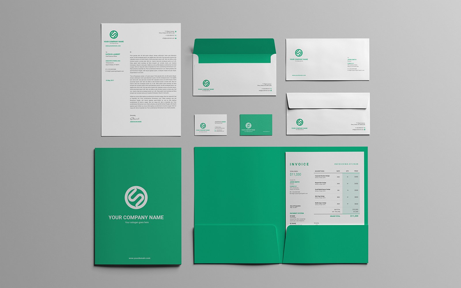 Corporate Identity Package Canva