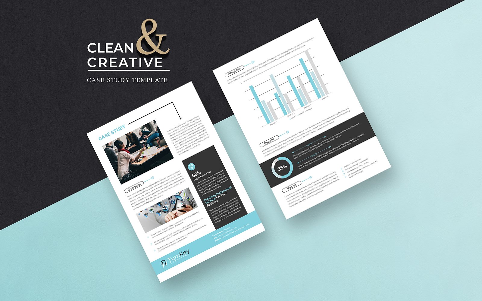 Case Study Brochure Template Canva