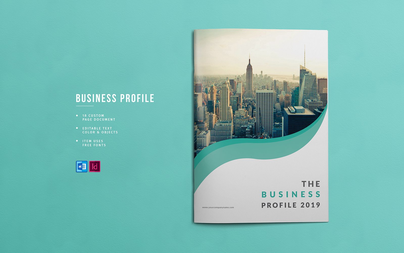 Modern Company Profile Canva