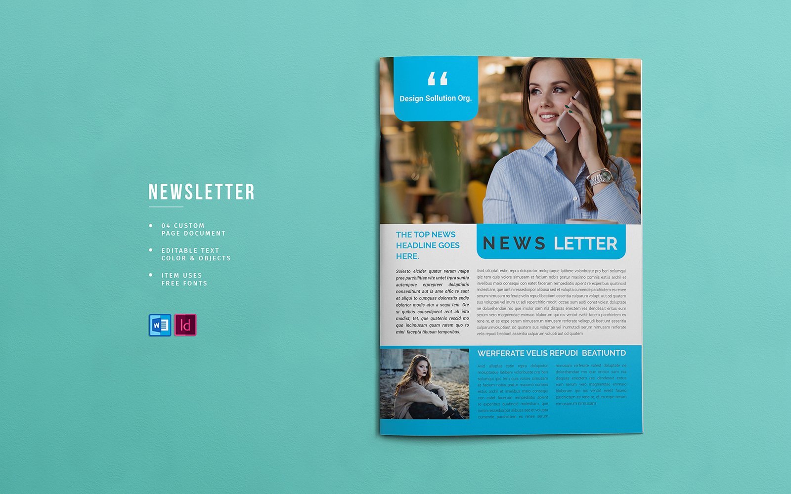 Mltipurpose Business Newsletter Canva Template