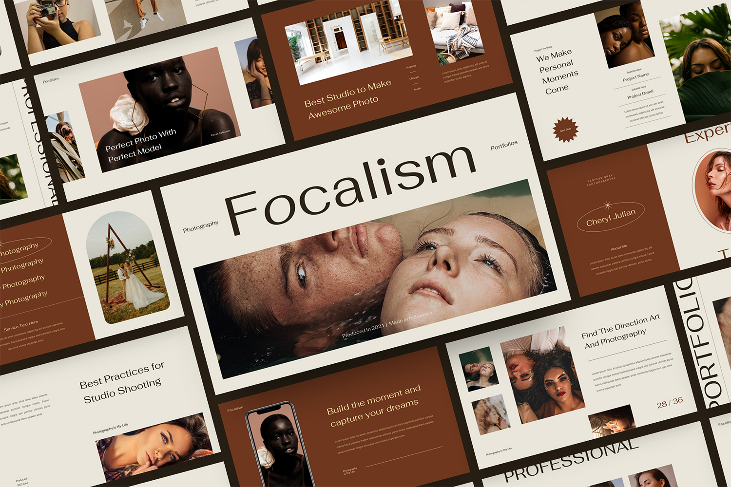 Focalism - Photography And Portfolio Google Slide Template