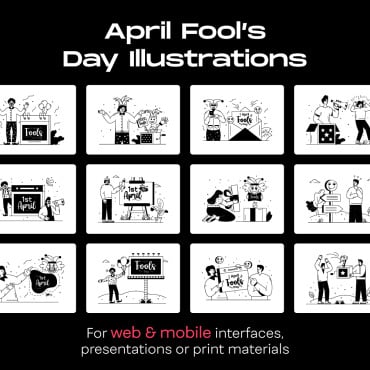 Fool Event Illustrations Templates 232309