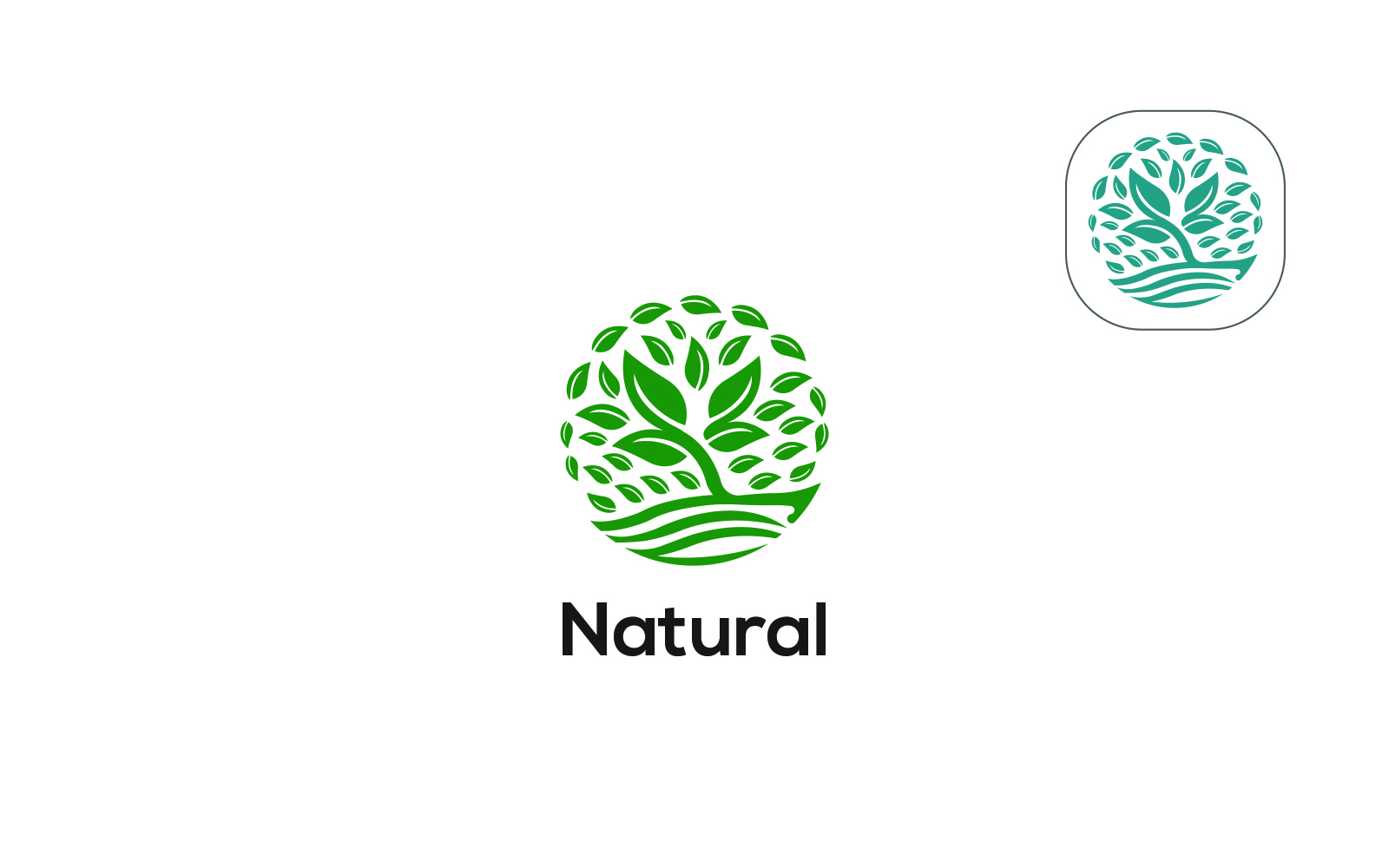 Natural Logo | Natural Vector Logo Template