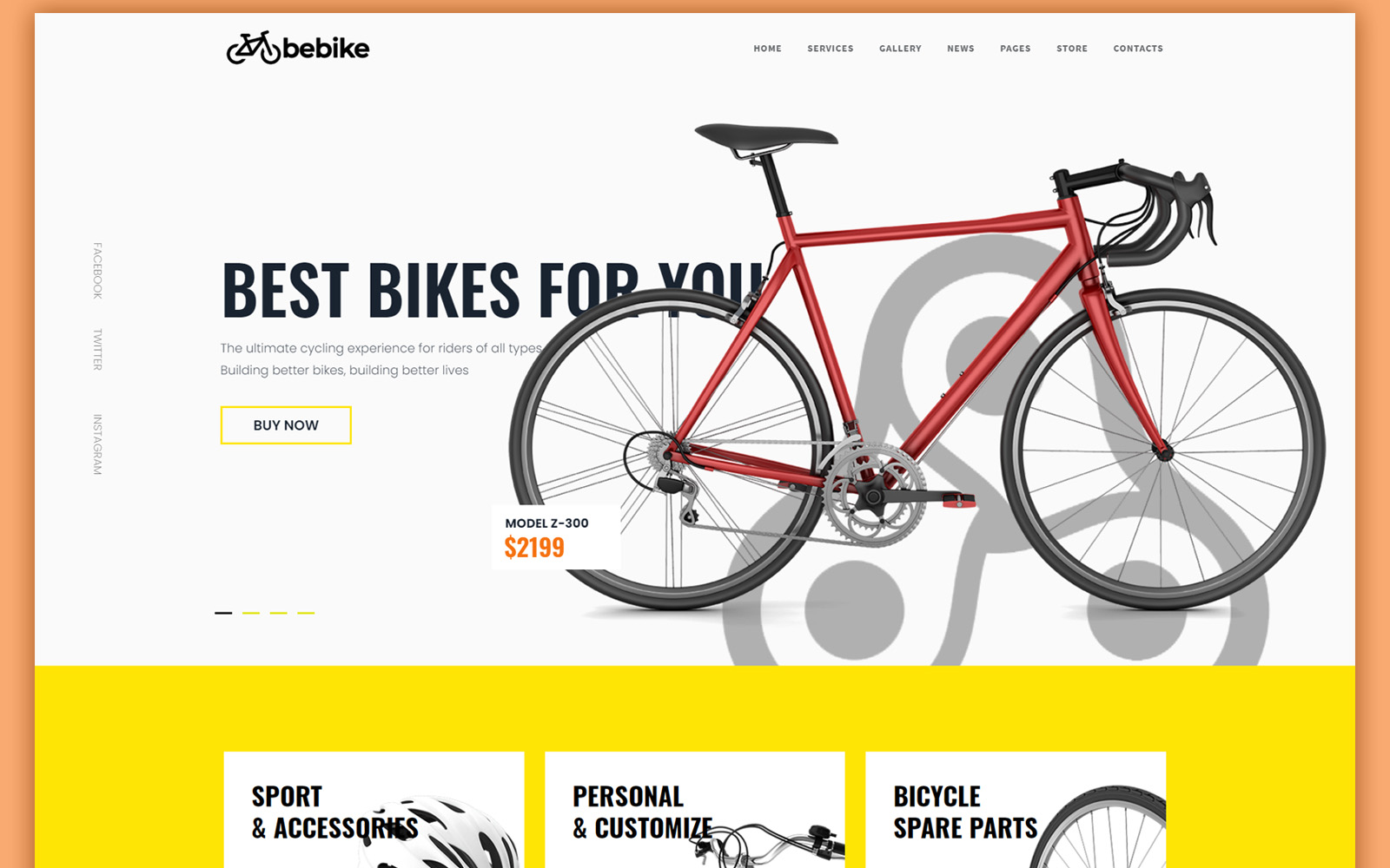Bebike - Sport Bicycle Store HTML Template