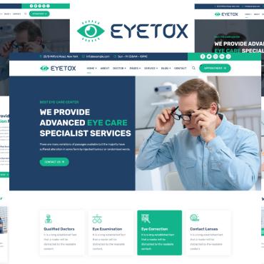 Doctors Eye Responsive Website Templates 232357