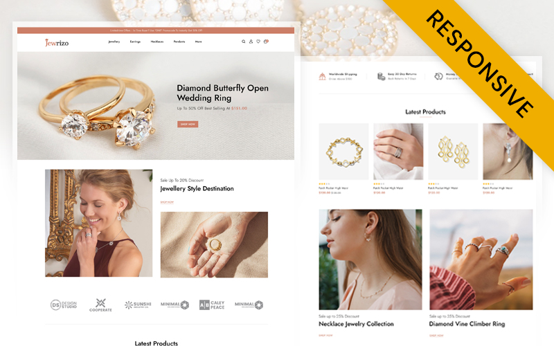 Jewrizo - Online Jewellery Store Opencart Responsive Theme