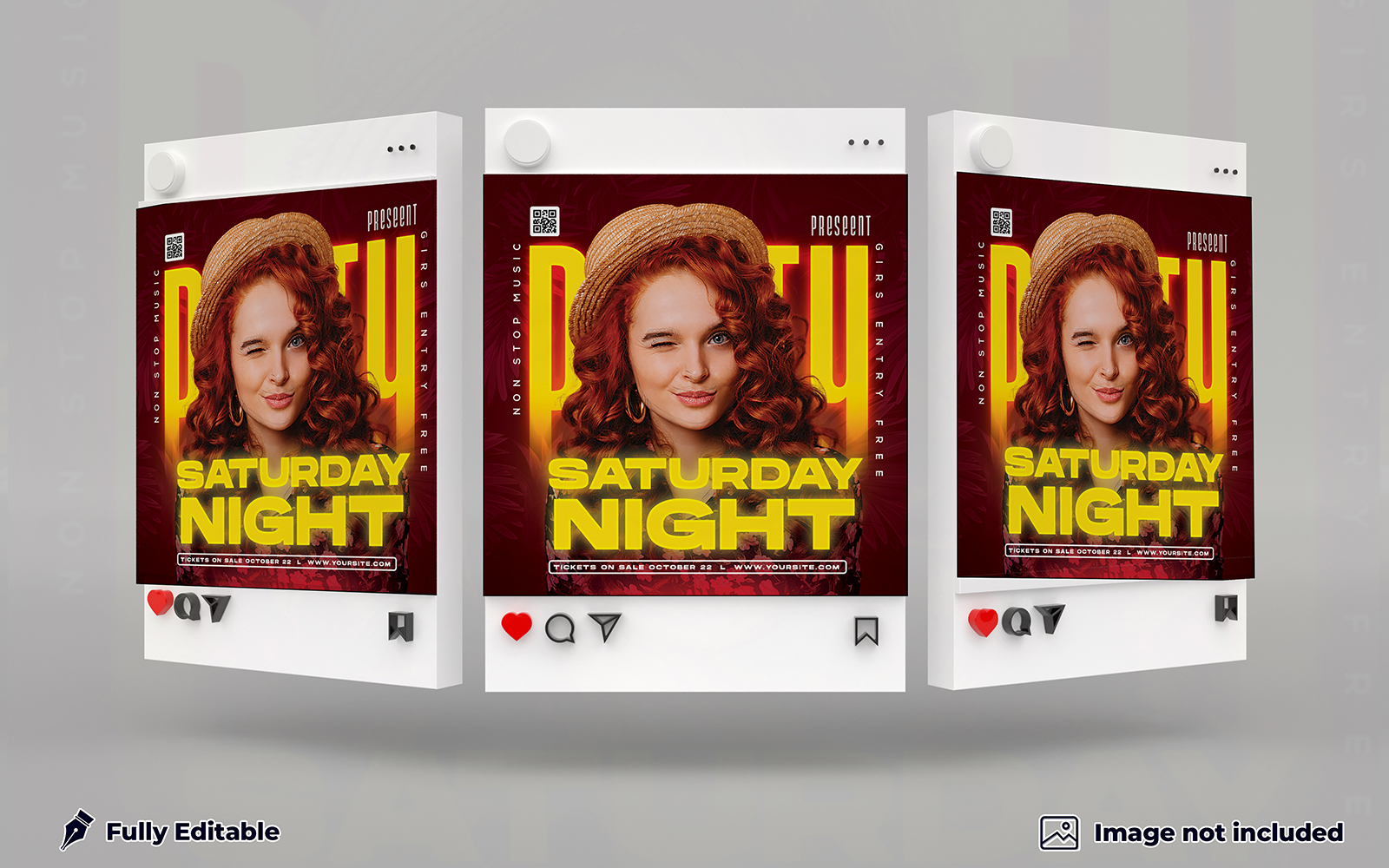 Party Flyer Template Instagram