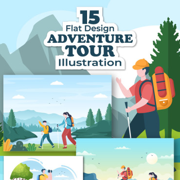 Camping Summer Illustrations Templates 232451