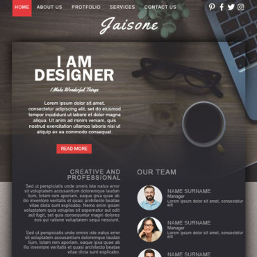 <a class=ContentLinkGreen href=>PSD Templates</a></font> portfolio psd 232583