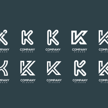 Letterk Logolawyerlettermediamonogram Logo Templates 232613