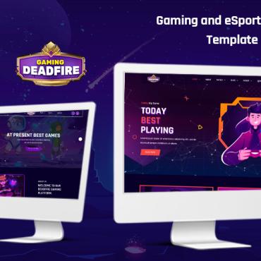 Esports Gaming Responsive Website Templates 232644
