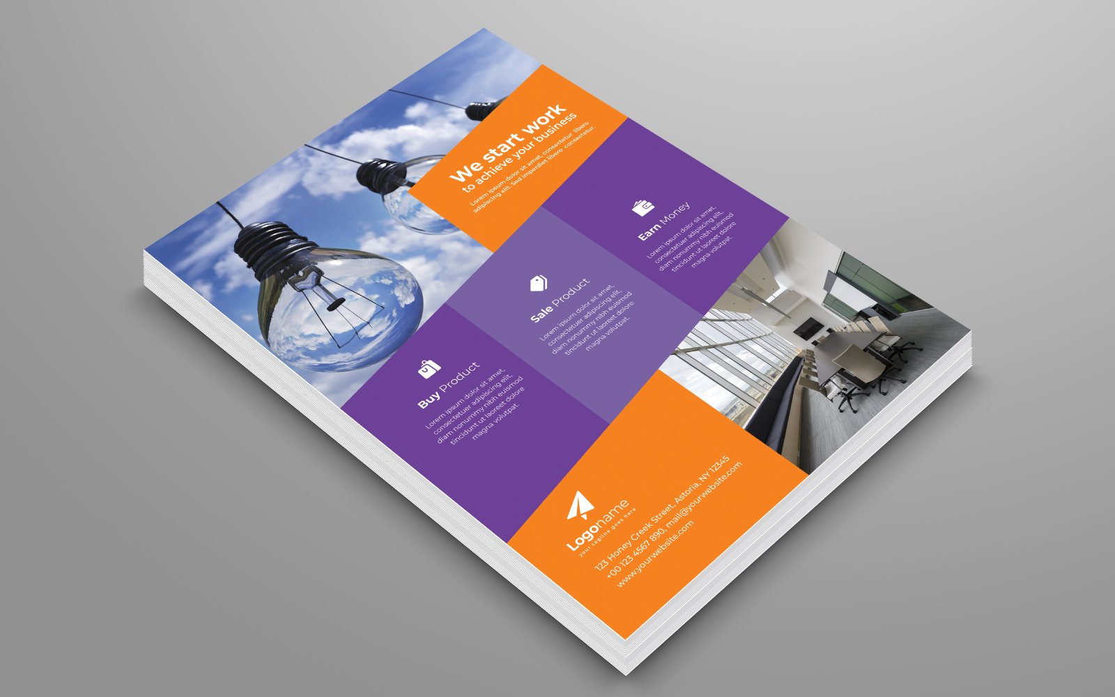 Global Business Flyer Template