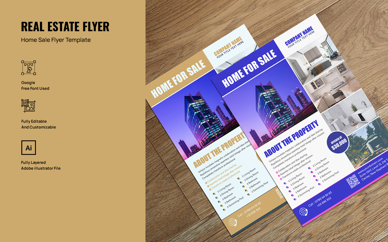 Real Estate Flayer Template