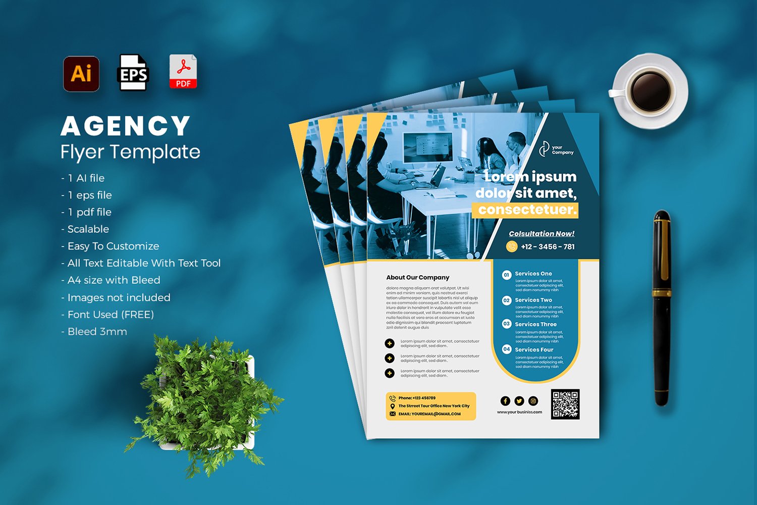 Agency flyer Template vol-01