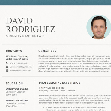 Page A4 Resume Templates 232956
