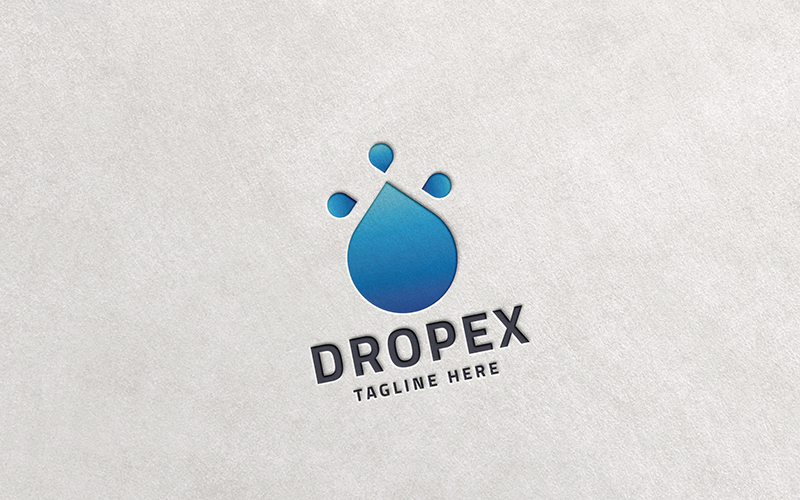 Liquid Drop Logo Template