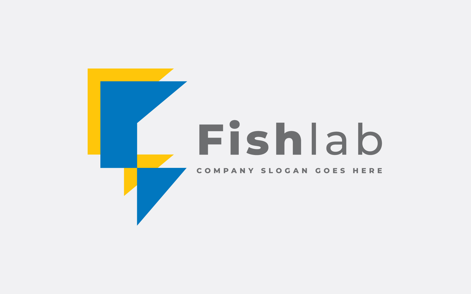 Fish Mart F Letter logo Template