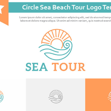 Sea Beach Logo Templates 233112