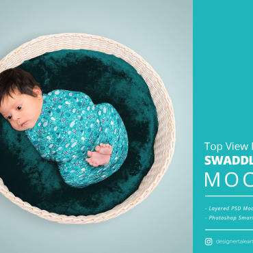 Newborn Swaddle Product Mockups 233297