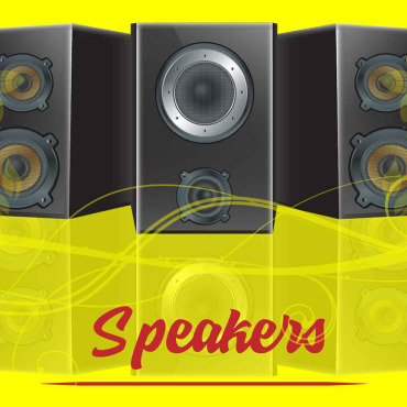 Speaker Box Illustrations Templates 233494